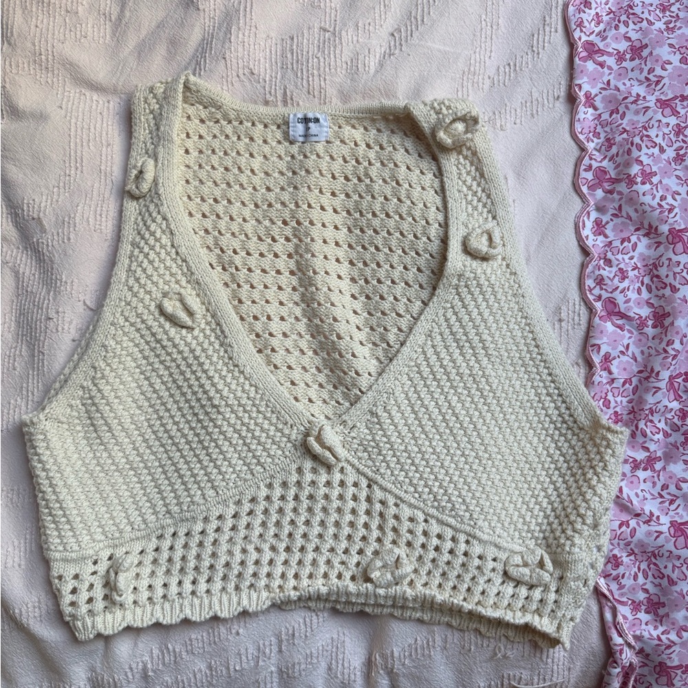 Cotton On Beige Knit Tank Top